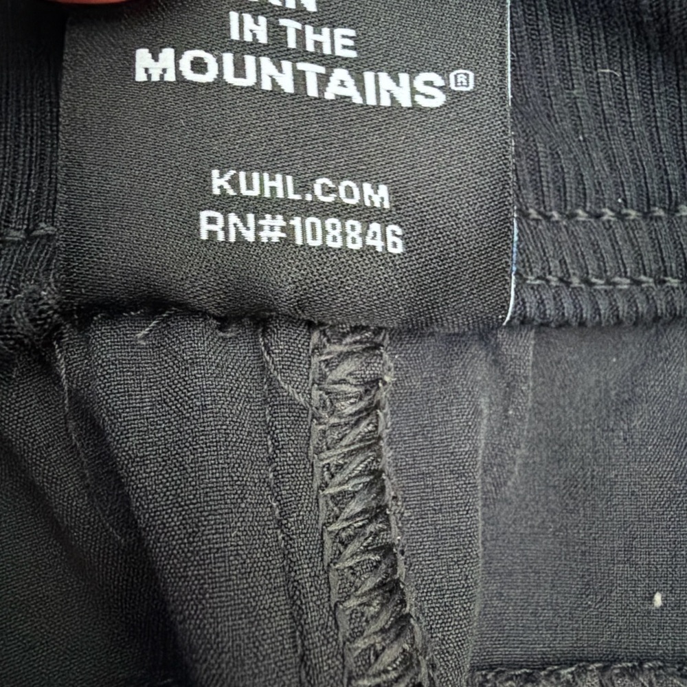 KÜHL Freeflex Dash Pants Women’s M Regular Koal Pull-On UPF 50 Zip Pockets - Picture 7 of 10
